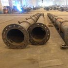 Flange Connection Electrical Power Steel Transmission Poles For Transmission And Distribution