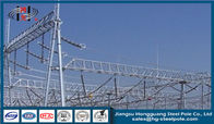 โครงสร้างยูทิลิตี้ท่อเหล็กของหม้อแปลงไฟฟ้าสถานีย่อย Q235 ISO 9001