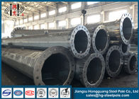 Bitumen Steel กรวยพลังงานไฟฟ้าโพลีกอนโพลิกอนชุบสังกะสีแบบจุ่มร้อน